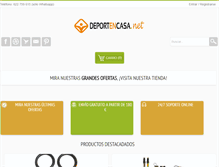 Tablet Screenshot of deportencasa.net